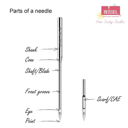 Round Shank Needle | Size (70 to 100)